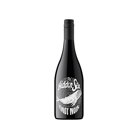 The Hidden Sea Pinot Noir is soft and juicy, the wine has a refined varietal fruit expression with soft powdery tannins, and a textural finish.